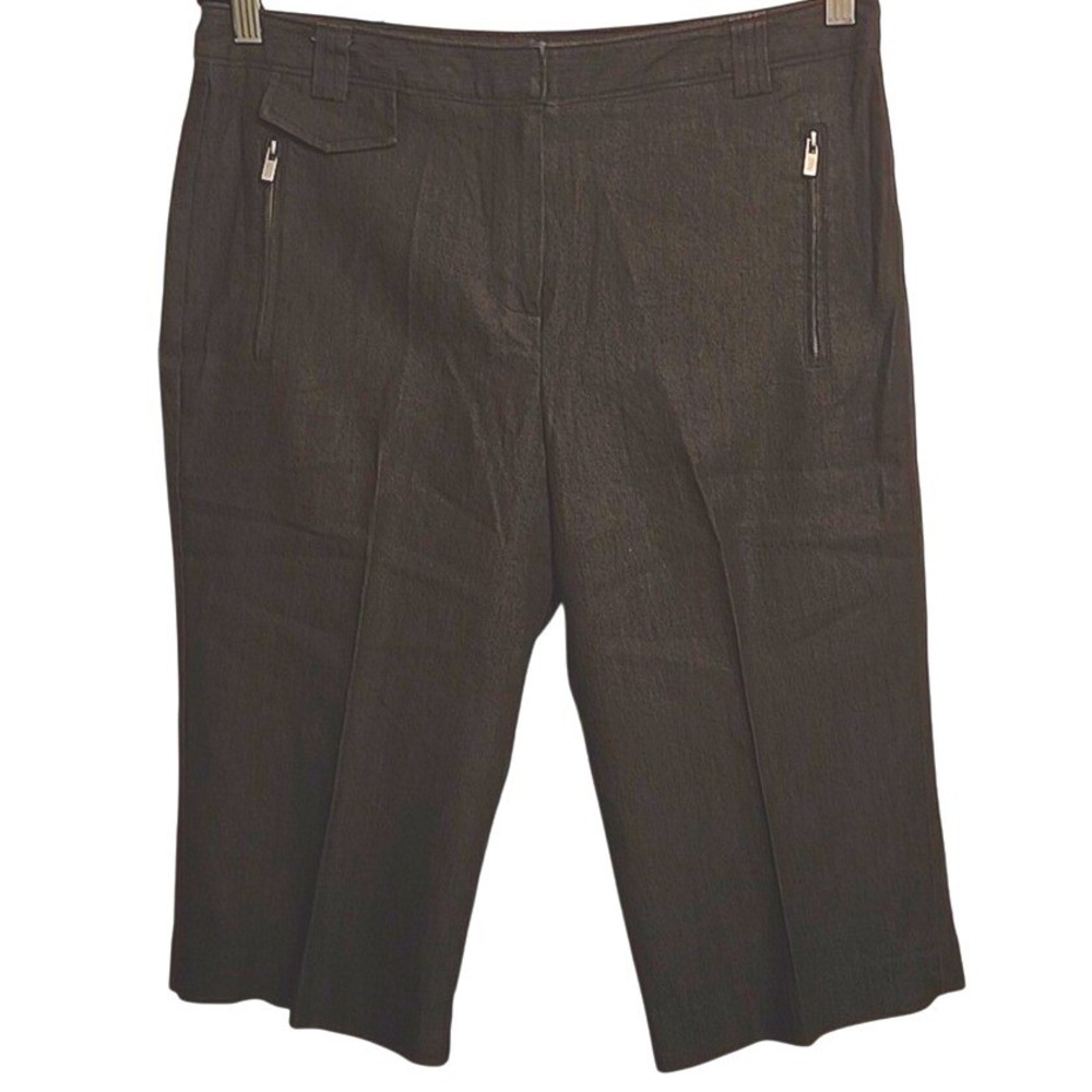 Larry Levine Stretch | Black | Capris |‎ size 10